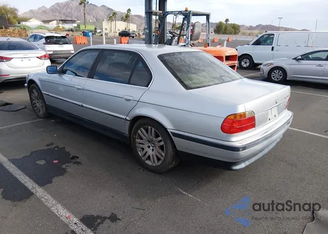 2000 BMW 740Il из США, поврежденный, VIN WBAGH834XYDP14384